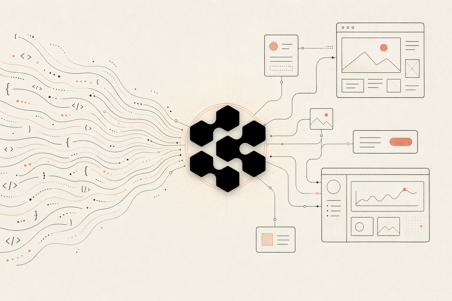 Devin for Terminal design feedback loop: an autonomous terminal agent reading a reference image, a browser rendering the UI, and a workspace, with a feedback arrow looping back
